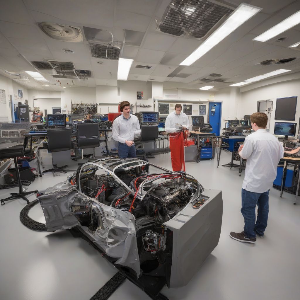 A Modern Automotive Technology Lab